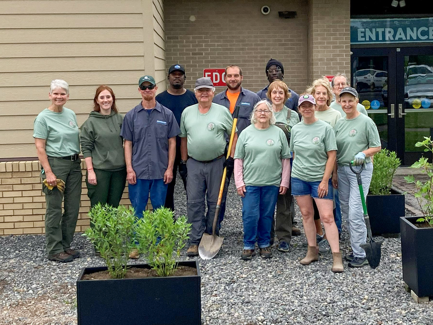 MLGC, College partner on landscaping project